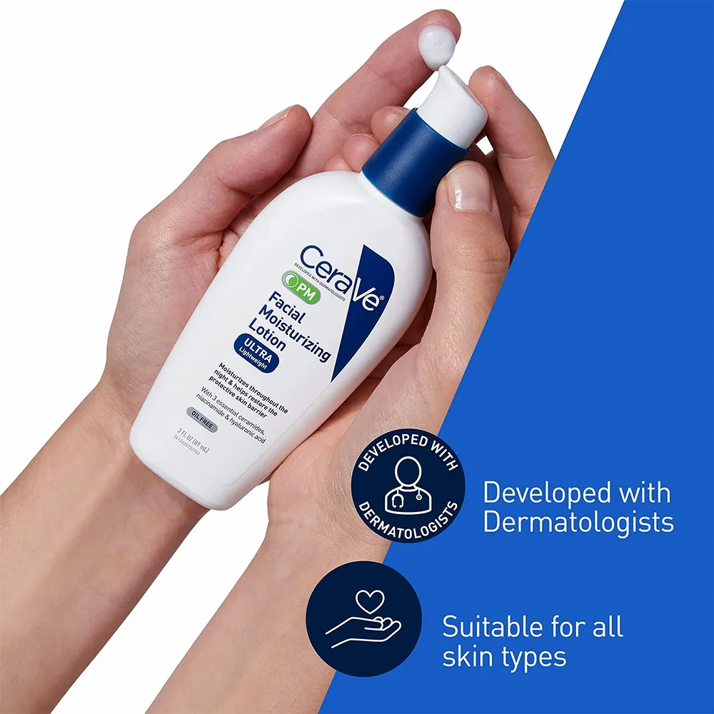 لوسیون مرطوب کننده شب سراوی SPF30