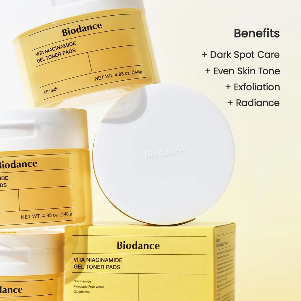 پد تونر ژلی نیاسینامید کاهش لک بایودنس Biodance