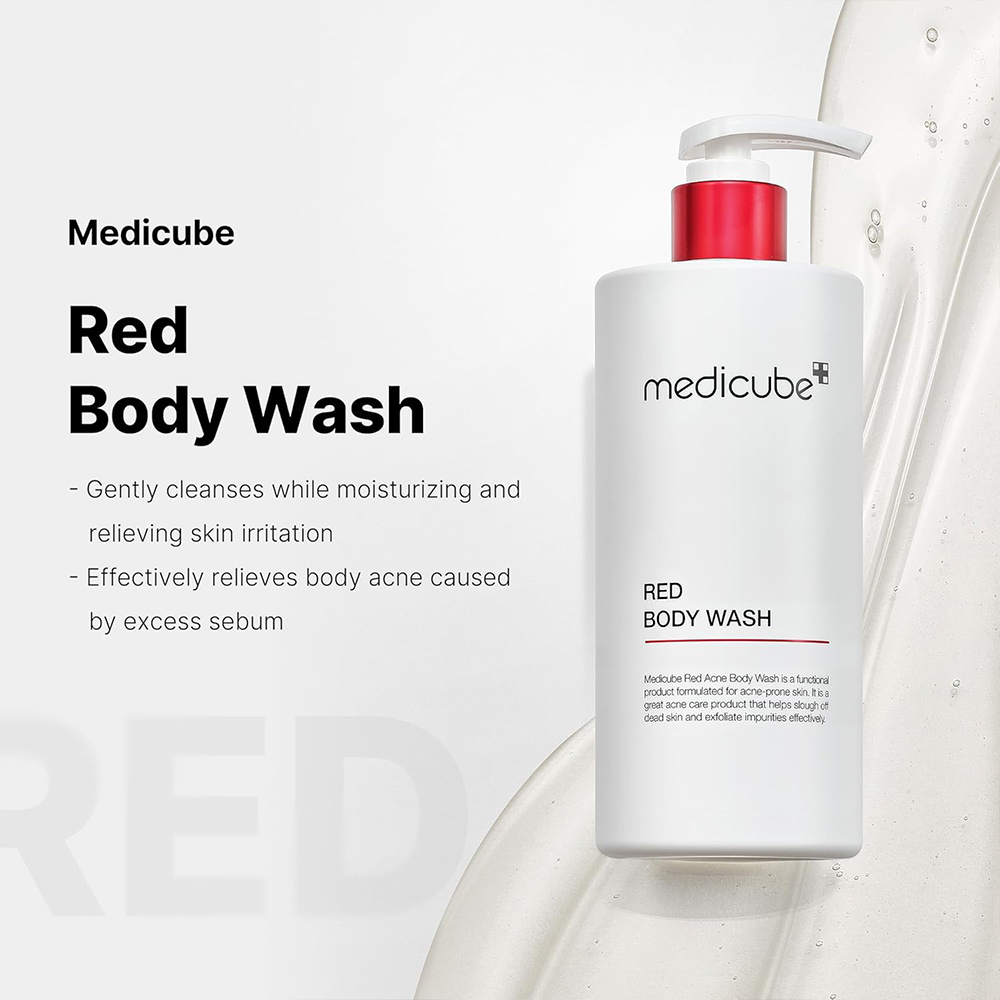 شوینده بدن ضد جوش و آکنه مدی کیوب Medicube Red Body Wash