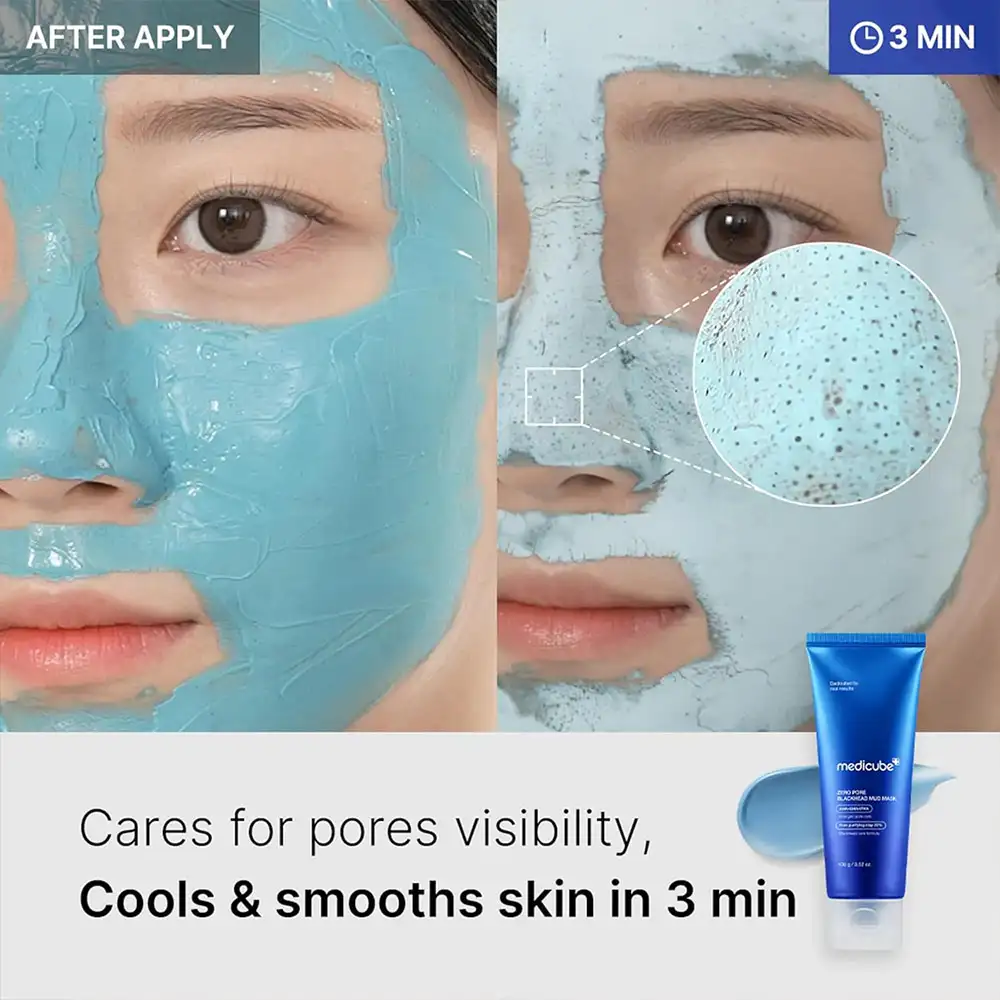 ماسک پاکسازی عمیق منافذ و حذف جوش‌های سرسیاه مدی کیوب