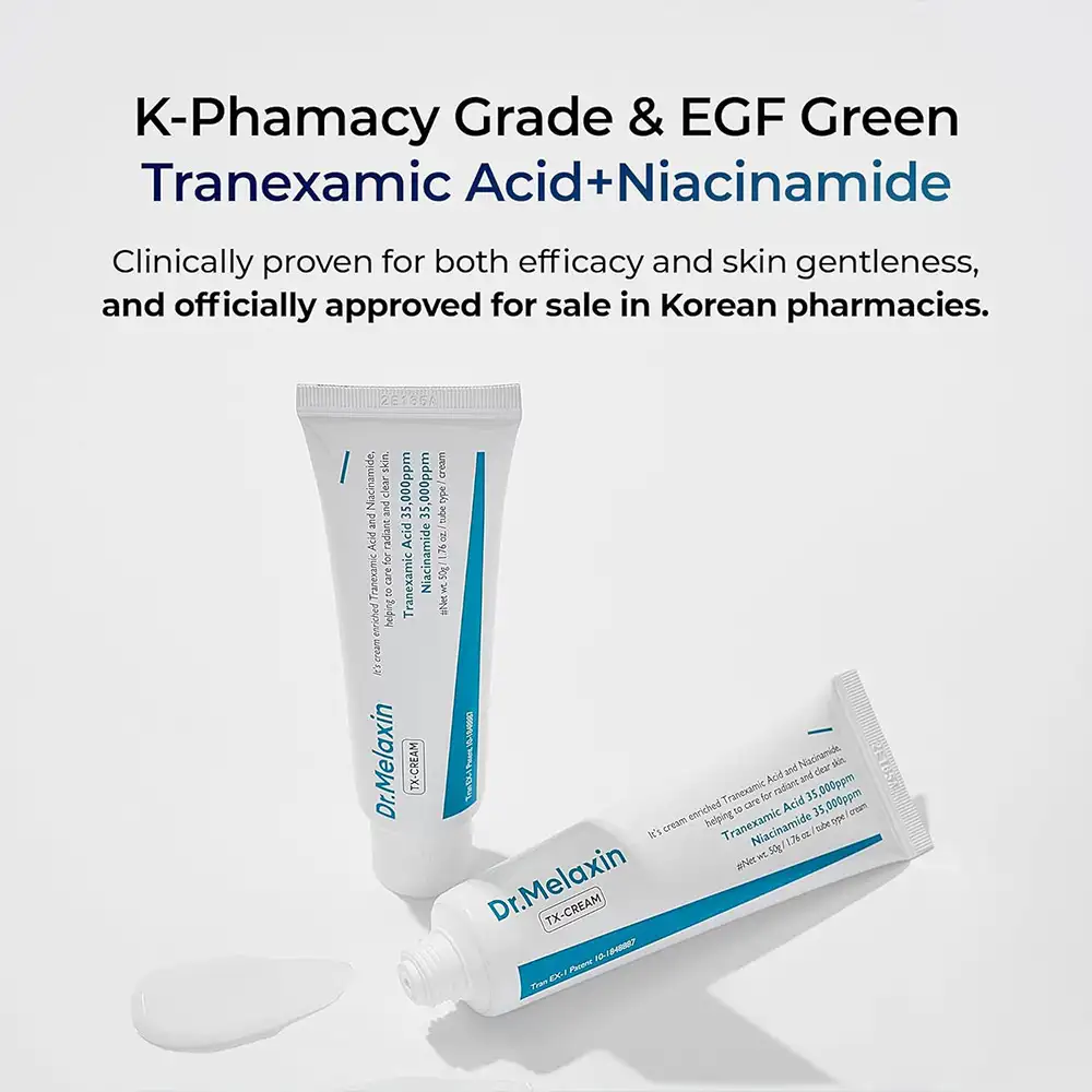 کرم ضد لک و روشن کننده ترانگزامیک اسید دکتر ملاکسین Dr.Melaxin TX Tranexamic Acid CREAM
