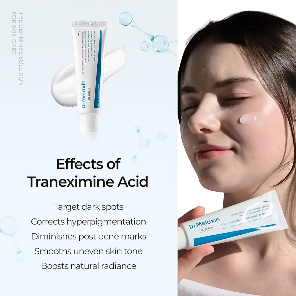 کرم ضد لک و روشن کننده ترانگزامیک اسید دکتر ملاکسین Dr.Melaxin TX Tranexamic Acid CREAM