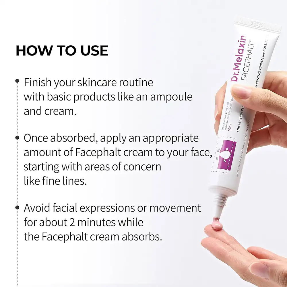 کرم ضد چروک قوی و جمع کننده منافذ دکتر ملاکسین Dr.Melaxin Facephalt Tightening Cream