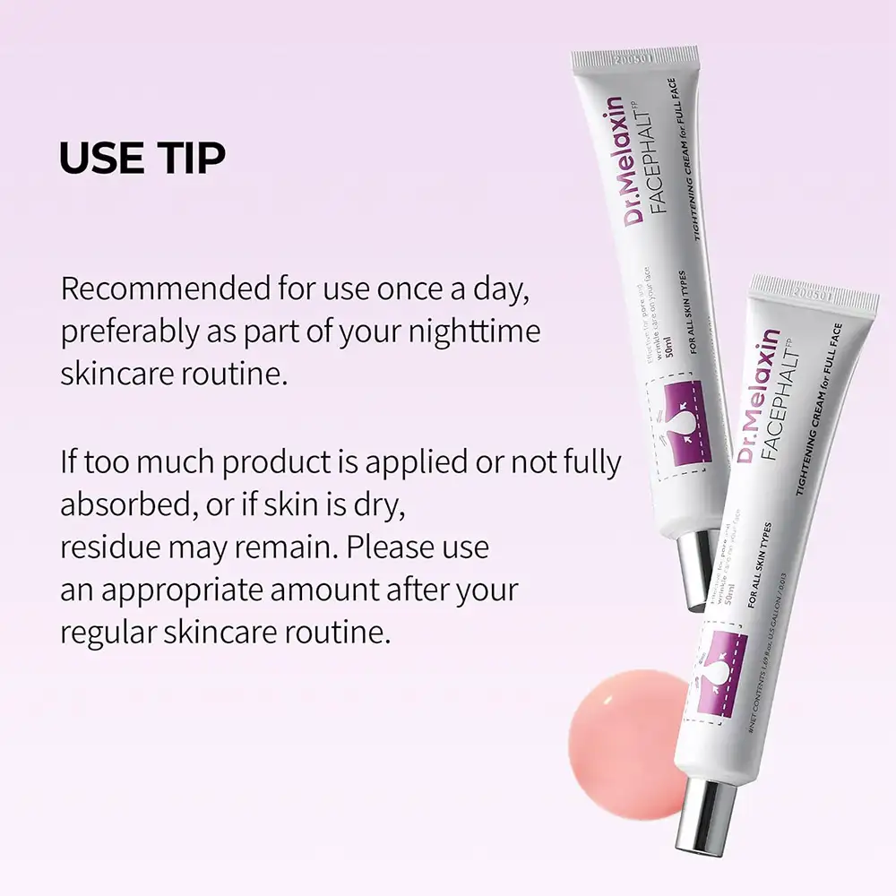 کرم ضد چروک قوی و جمع کننده منافذ دکتر ملاکسین Dr.Melaxin Facephalt Tightening Cream