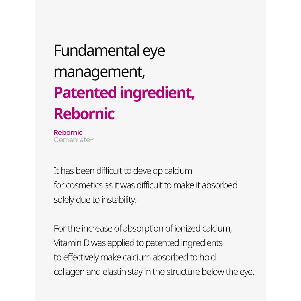 کرم دور چشم کلسیم دارک اسپات دکتر ملاکسین ضد چروک و روشن کننده قوی Dr. Melaxin Cemenrete Calcium Dark Spot Correcting Eye Cream