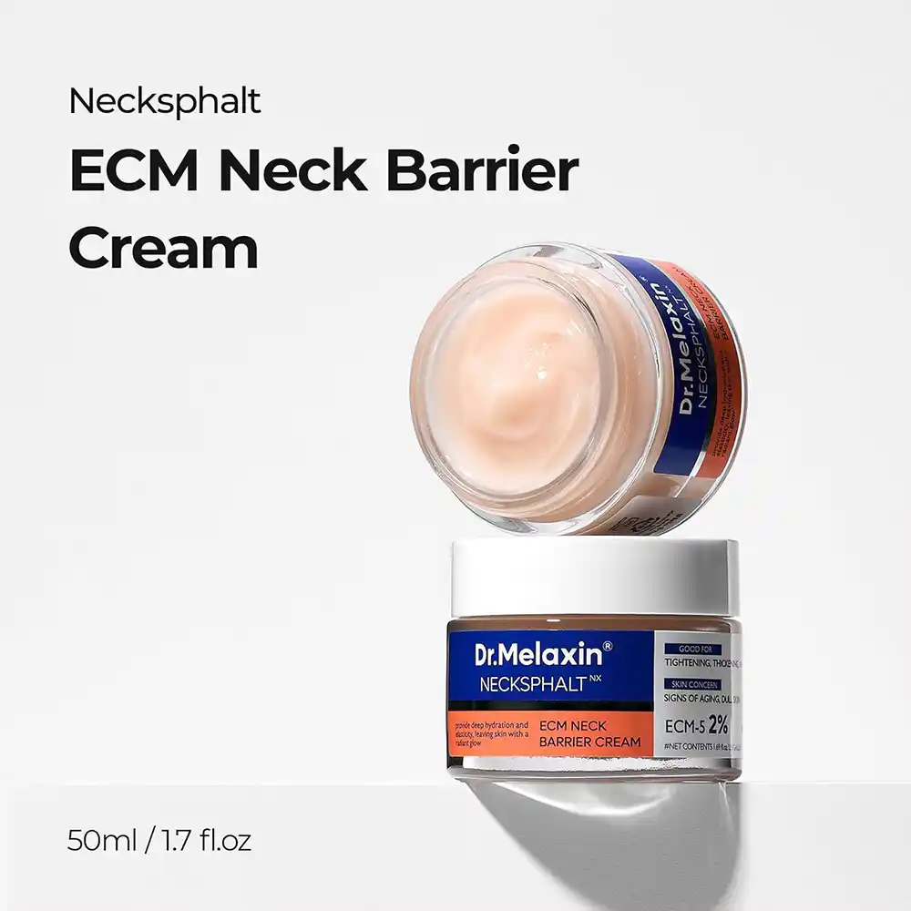 کرم گردن دکتر ملاکسین Necksphalt ECM Ceramide ضد چروک و لیفت کننده پوست گردن