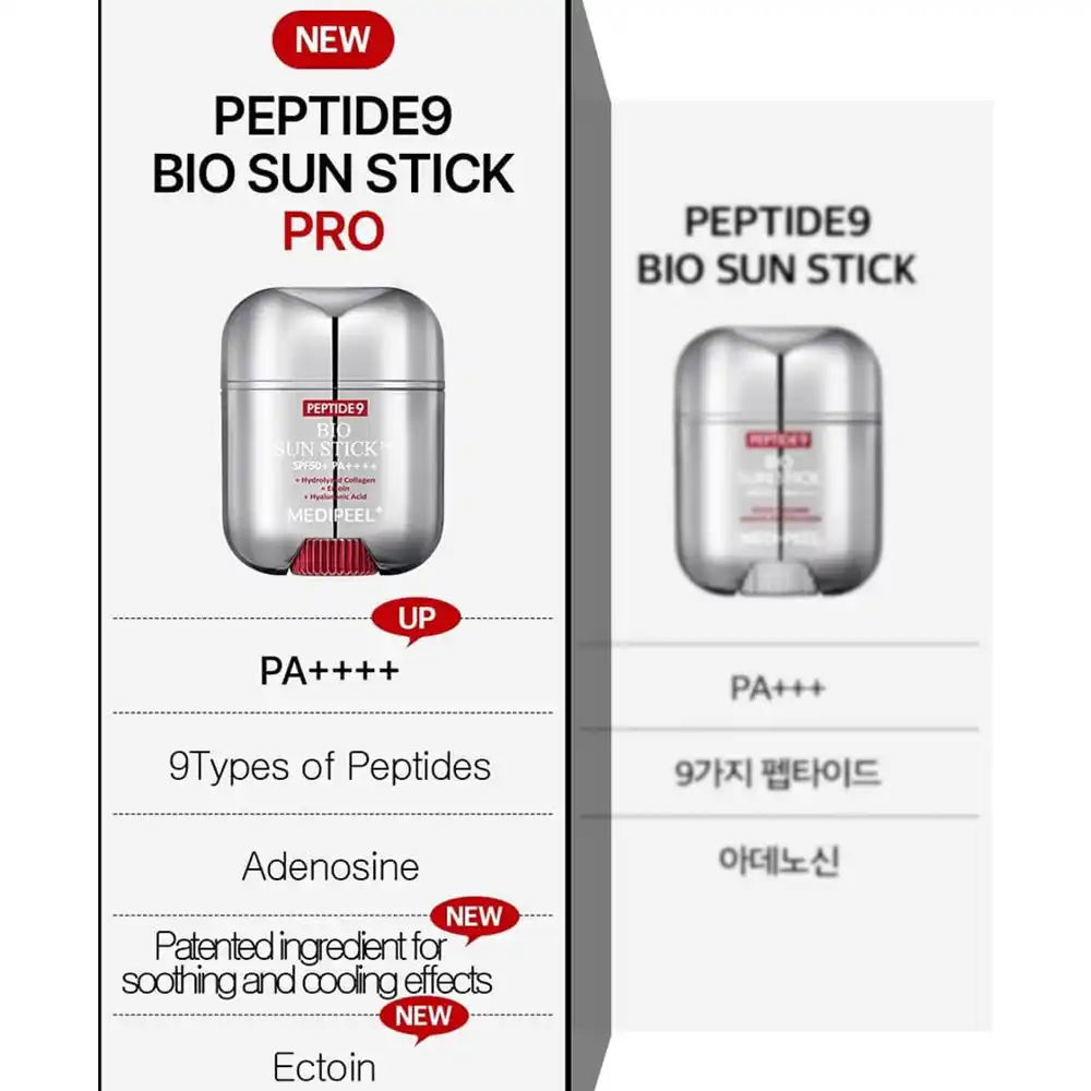 ضد آفتاب استیکی ضد چروک و آبرسان 9 پپتاید مدی پیل SPF50 |  آلوئه ورا