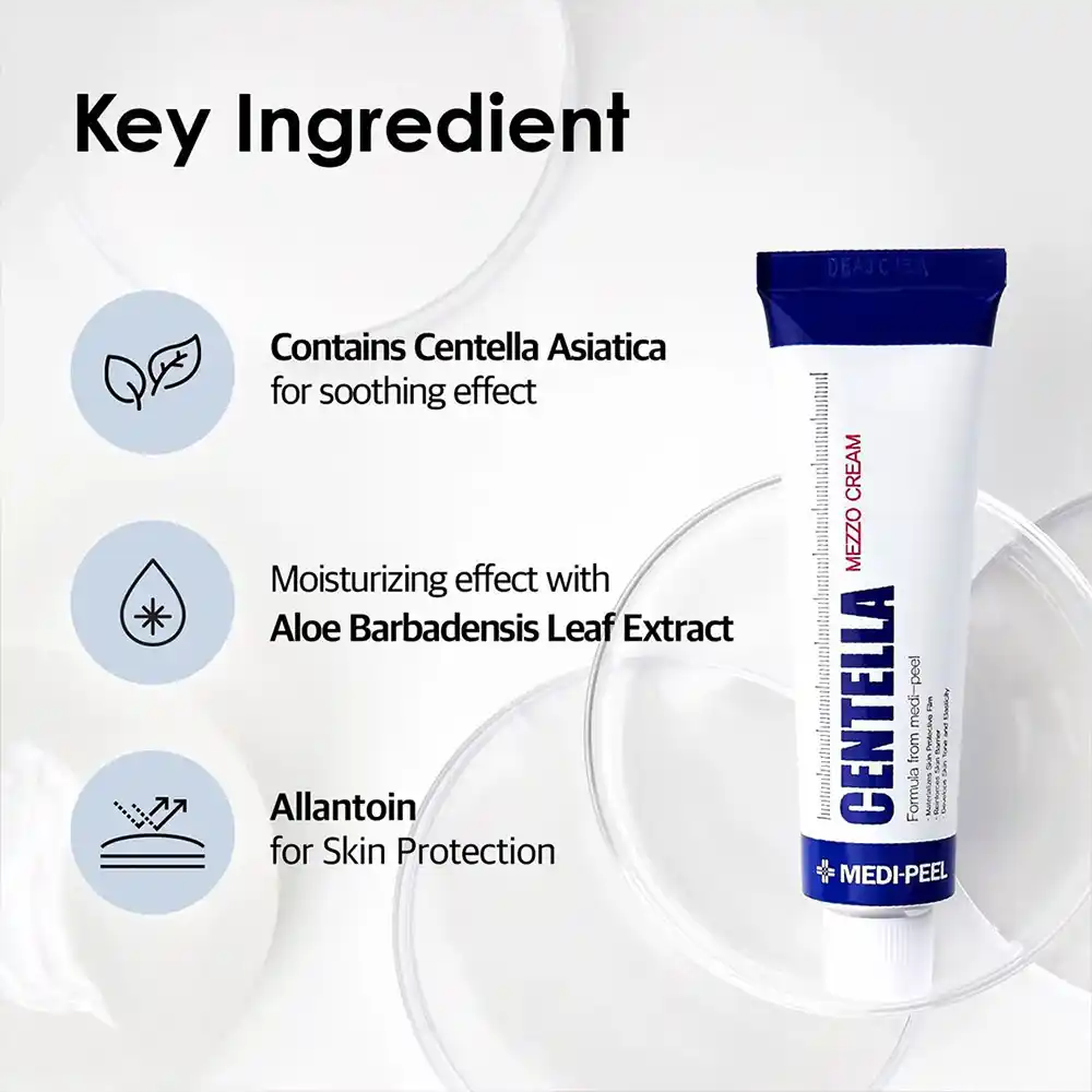 مزو کرم تسکین دهنده و ترمیم کننده سنتلا مدی پیل Medi-Peel Centella Mezzo Cream