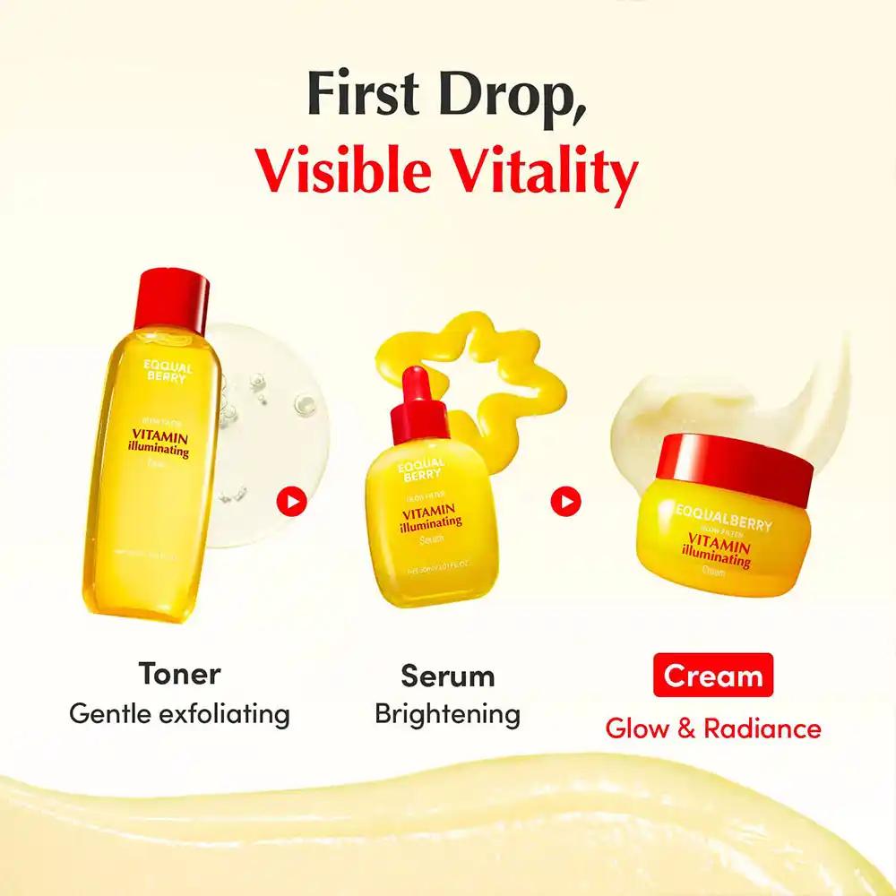 کرم کپسولی ویتامینه اکوال بری ضد لک قوی و روشن‌کننده EQQUALBERRY Vitamin Illuminating Cream