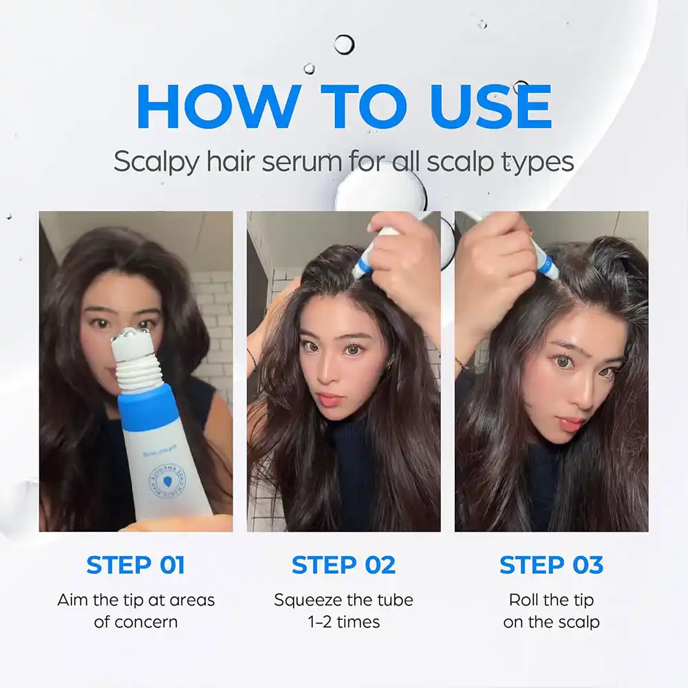 سرم ضد ریزش و تقویت‌کننده ریشه مو سی‌پوری Seapuri Scalpy Hair Serum