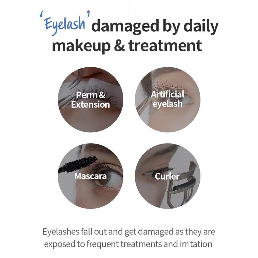 سرم تقویت مژه کلاژن و هیالورونیک اسید فارم استی Farmstay Collagen Eyelash Serum