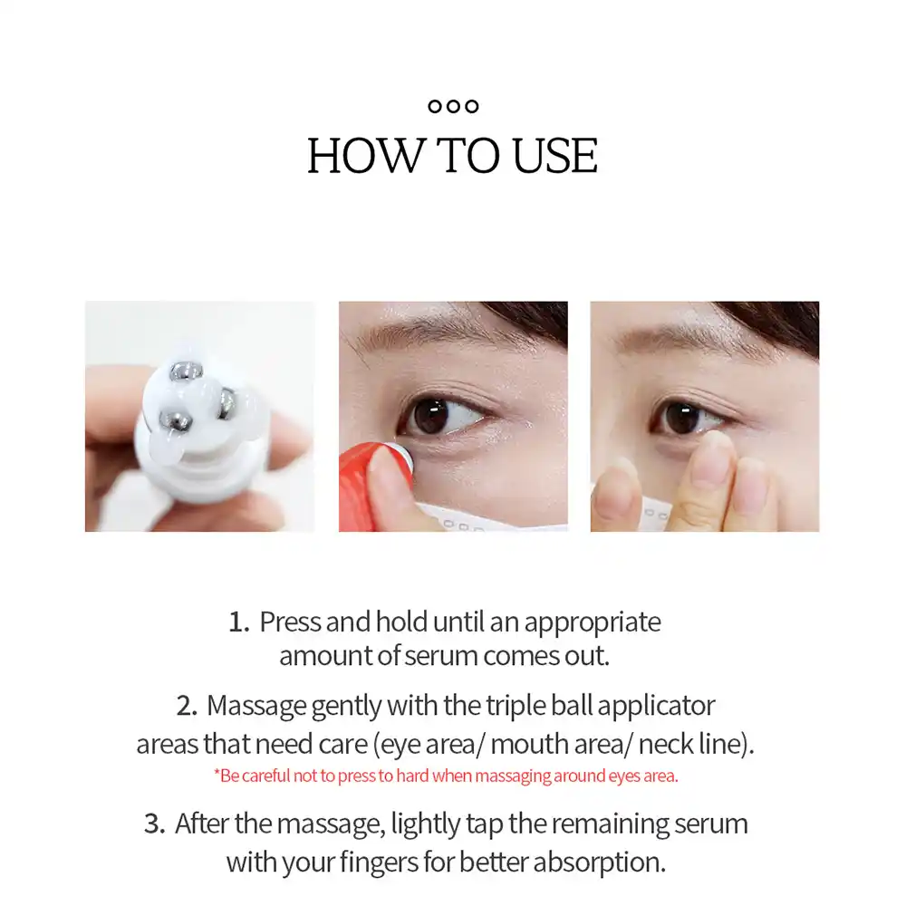 سرم ضد چروک و روشن‌کننده دور چشم رولی سرامید فارم استی Farmstay Ceramide Wrinkle Care Relaxing