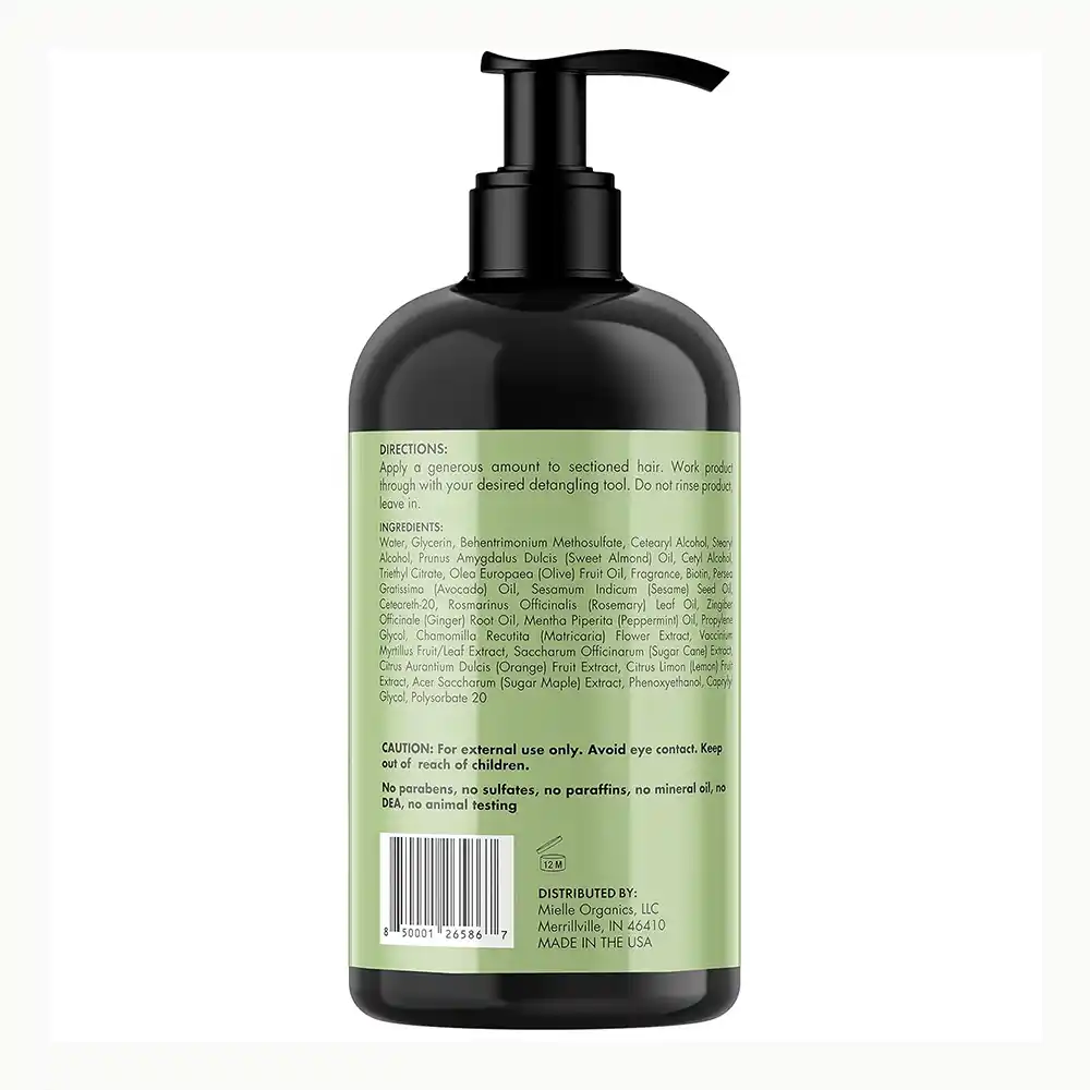 نرم‌کننده ضد ریزش و تقویت‌کننده نعناع و رزماری میله ارگانیک Mielle Organics Rosemary Mint Strengthening Leave In Conditioner