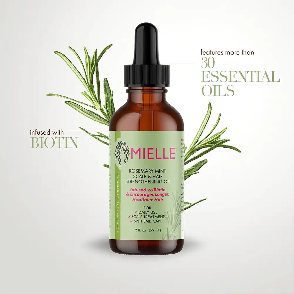 روغن ضد ریزش مو رزماری و نعناع میله ارگانیک Mielle Rosemary Mint Scalp Hair Oil