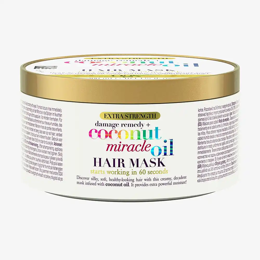 ماسک مو نارگیل میراکل او جی ایکس OGX Extra Strength Damage Remedy Coconut Miracle Oil Hair Mask