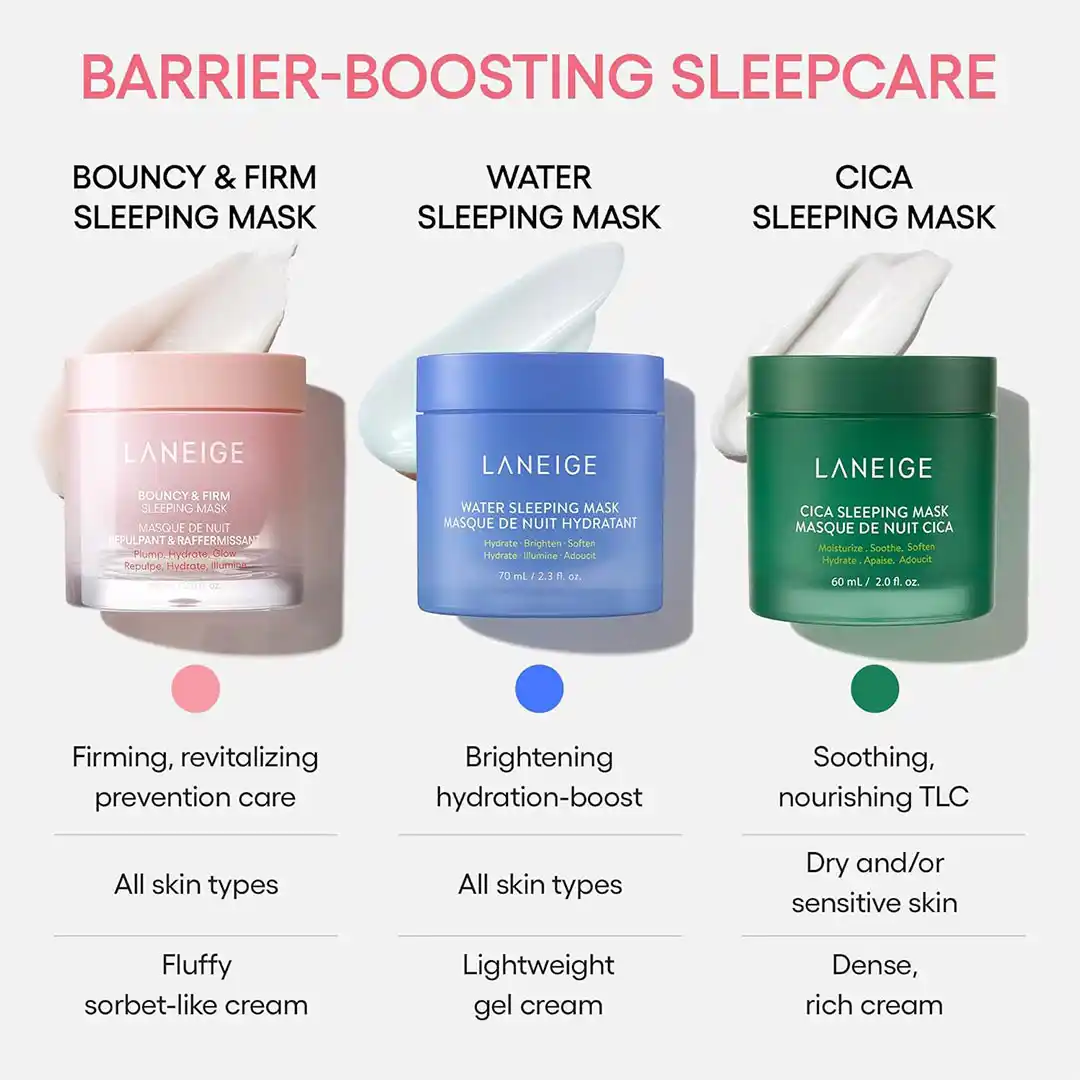 ماسک خواب آبرسان عمیق و روشنی پوست لانیژ Laneige Water Sleeping Mask EX