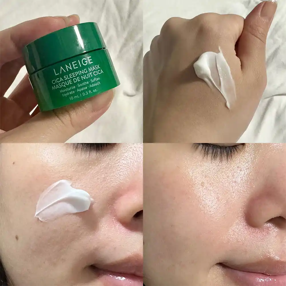 ماسک خواب سیکا لانیژ ترمیم و تسکین پوست‌های حساس و آسیب‌دیده Laneige Cica Sleeping Mask