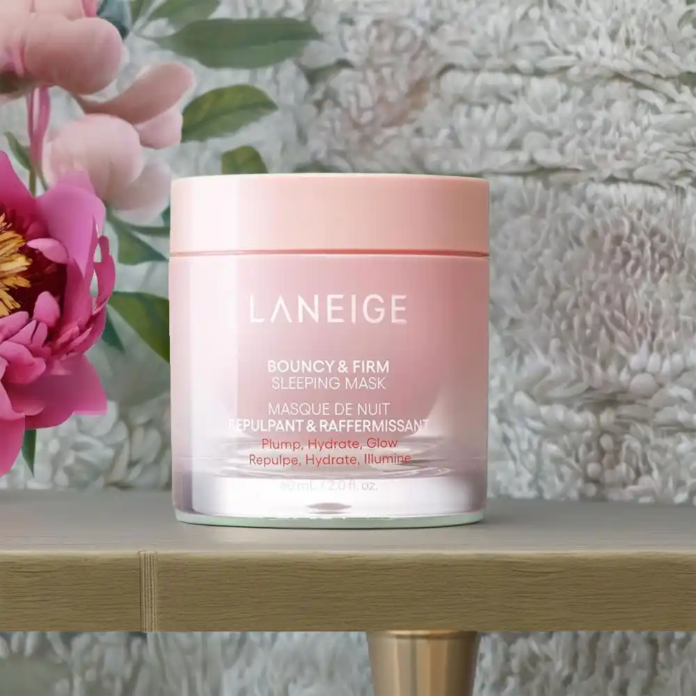 ماسک خواب ضد چروک و جوانساز کلاژن لانیژ Laneige Bouncy & Firm Sleeping Mask