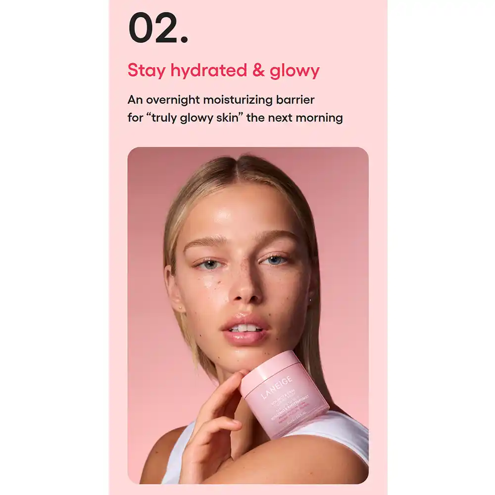 ماسک خواب ضد چروک و جوانساز کلاژن لانیژ Laneige Bouncy & Firm Sleeping Mask