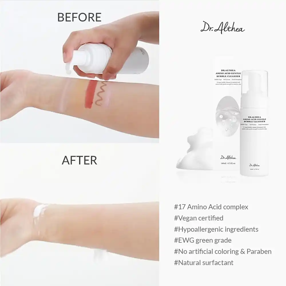 فوم شستشوی حبابی آمینو اسید دکتر آلتیا Dr.Althea Amino Acid Gentle Bubble Cleanser