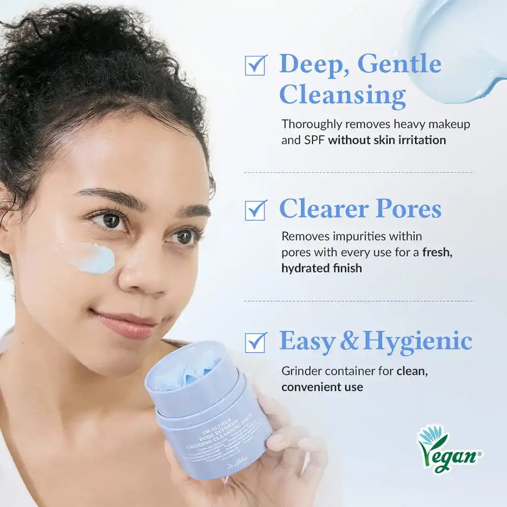 بالم پاک‌کننده عمیق منافذ و کنترل چربی دکتر آلتیا Dr. Althea Pore Refresh Grinding Cleansing Balm