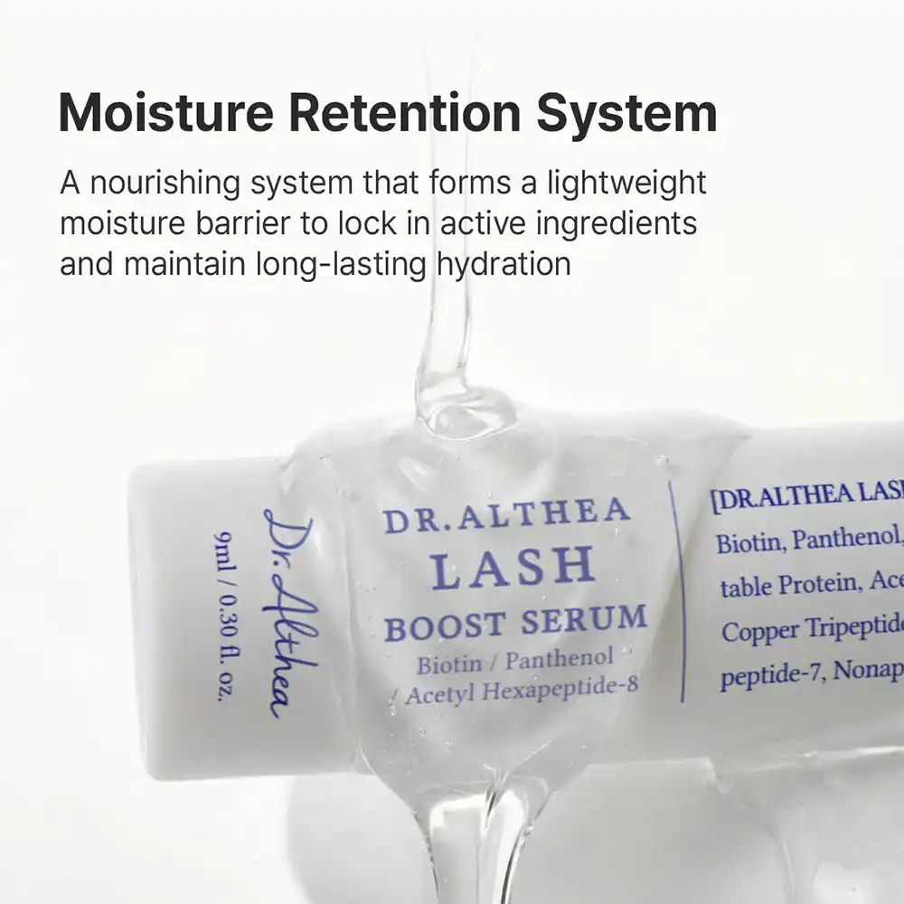 سرم تقویت مژه دکتر آلتیا Dr. Althea Lash Boost Serum | مژه‌های پرپشت‌تر و درخشان