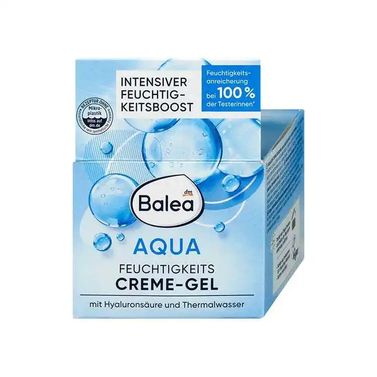 ژل کرم مرطوب‌کننده باله‌آ balea مدل AQUA | بافت سبک و مناسب همه انواع پوست