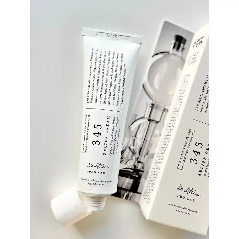 کرم مرطوب‌کننده و ضدلک دکترآلتیا Dr.Althea 345 Relief Cream | تسکین دهنده و روشن کننده