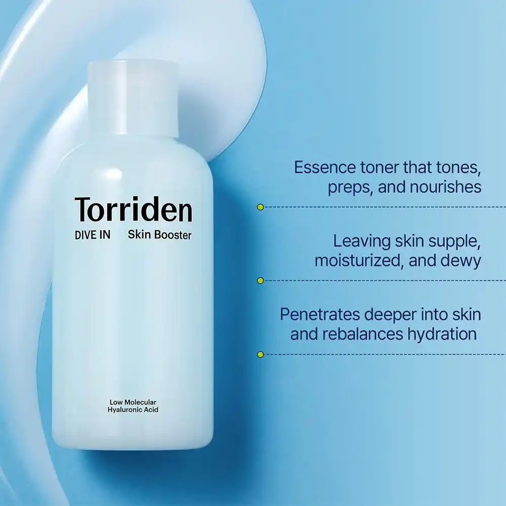 بوستر آبرسان توریدن Torriden Dive-In Skin Booster 200ml با هیالورونیک اسید و سرامید