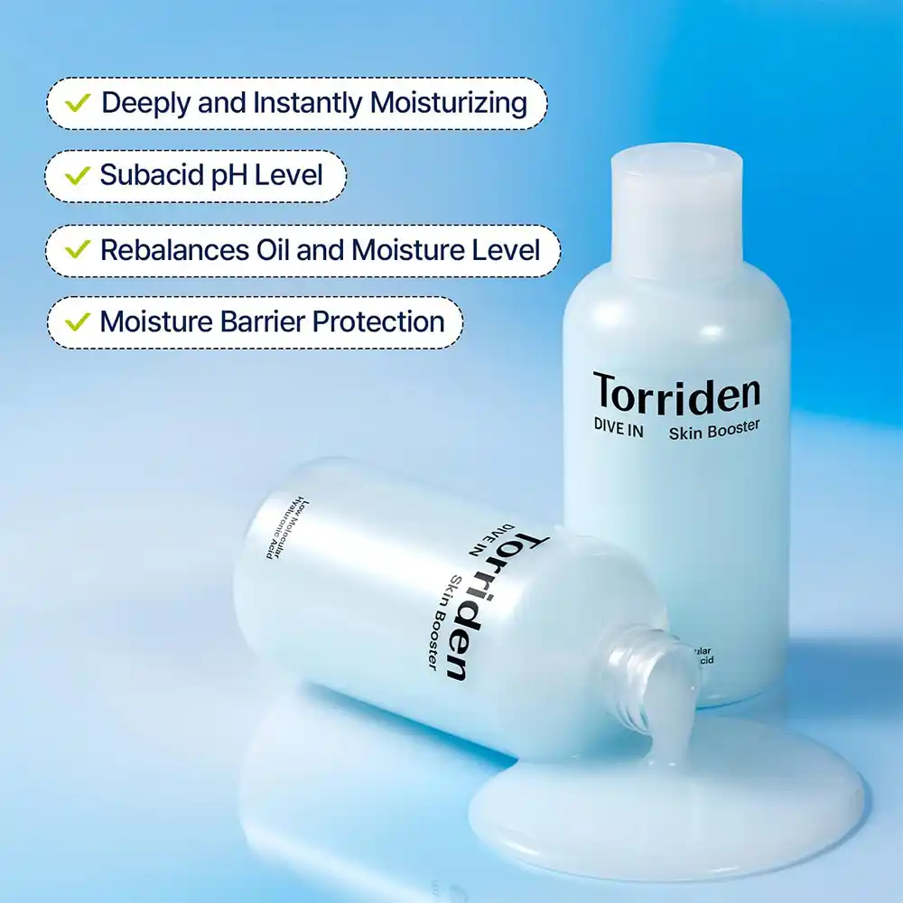 بوستر آبرسان توریدن Torriden Dive-In Skin Booster 200ml با هیالورونیک اسید و سرامید