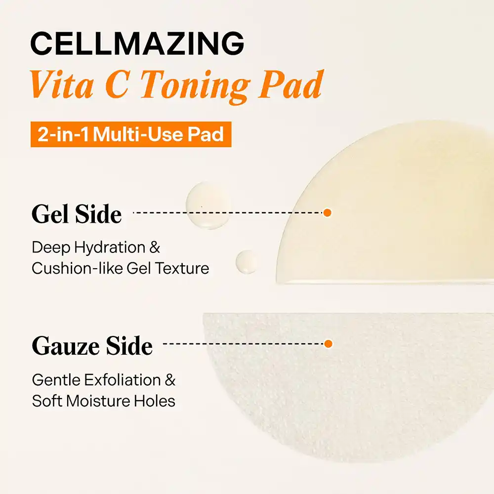 پد تونر ویتامین سی و ضد لک توریدن Torriden Vitamin C Brightening Spot Toning Pad
