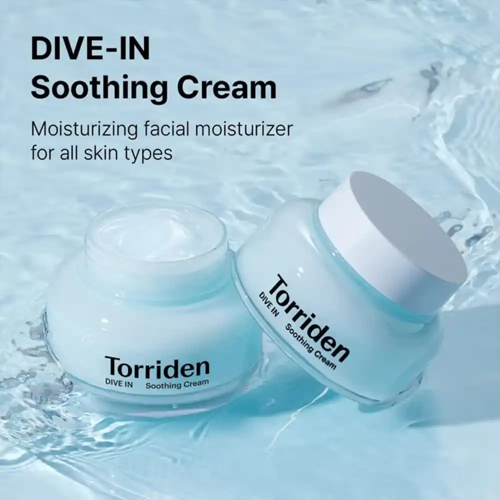 ژل کرم مرطوب‌کننده هیالورونیک اسید توریدن Torriden DIVE IN Cream | آبرسان و تسکین دهنده پوست خشک