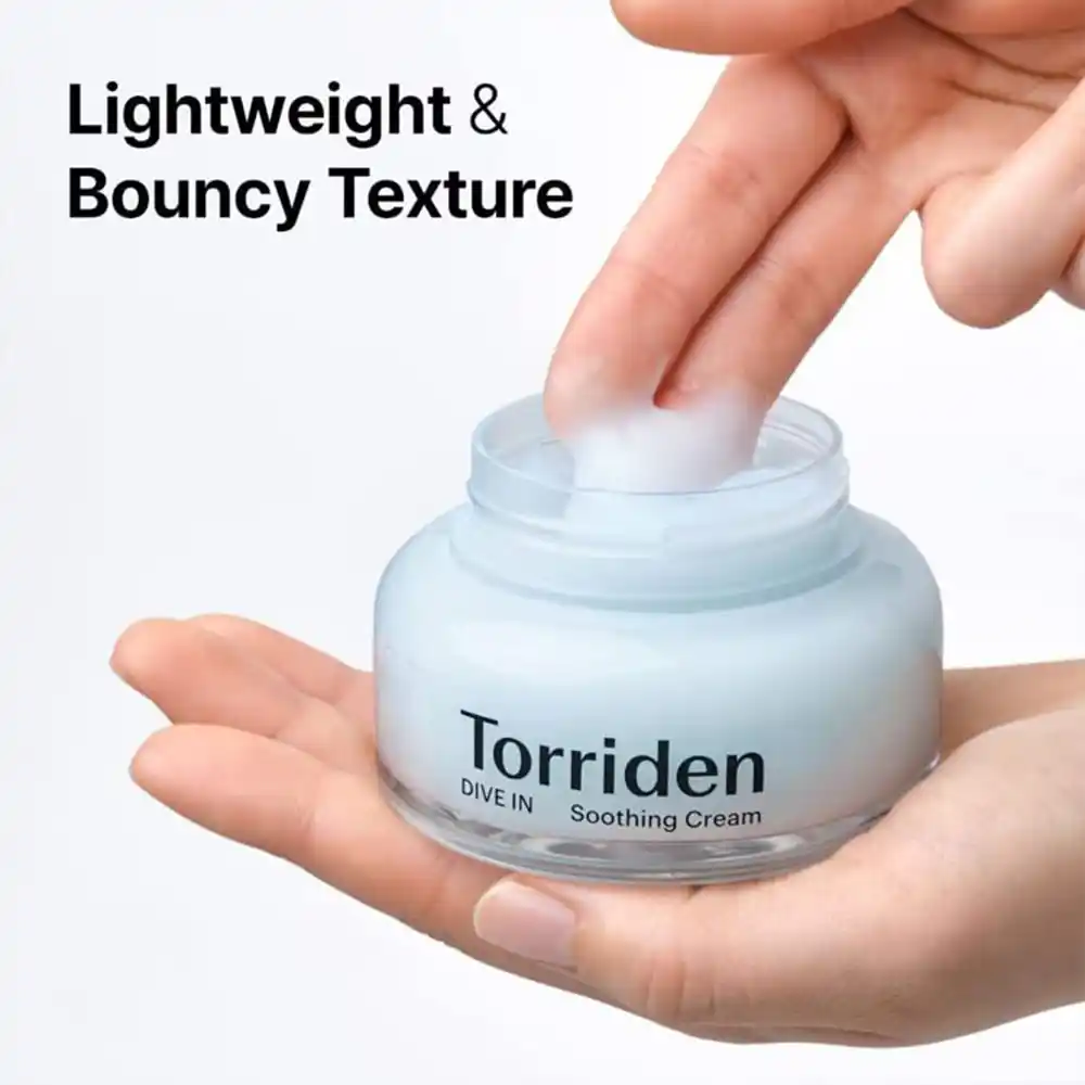 ژل کرم مرطوب‌کننده هیالورونیک اسید توریدن Torriden DIVE IN Cream | آبرسان و تسکین دهنده پوست خشک