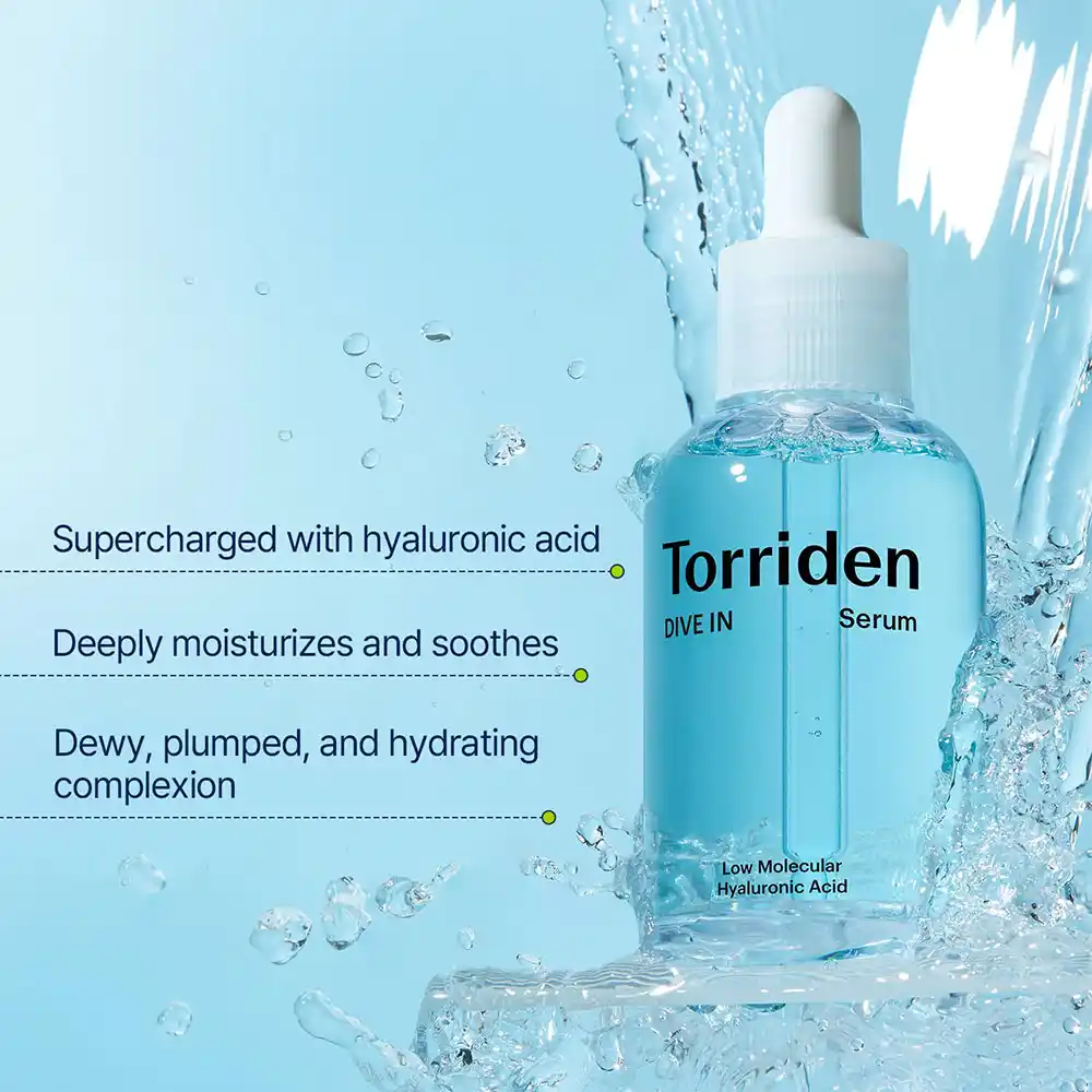 سرم آبرسان توریدن Torriden Dive-In Hyaluronic Serum | آبرسانی عمیق پوست