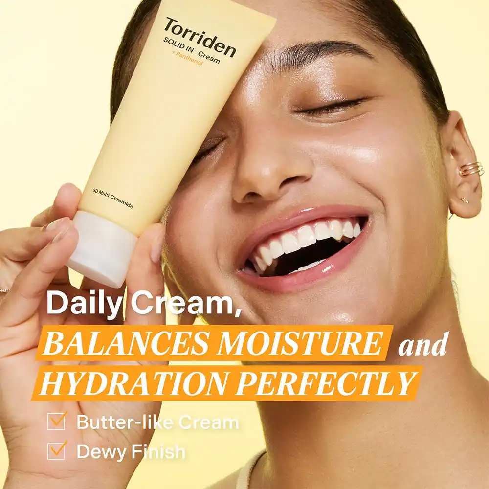 کرم آبرسان و تقویت‌کننده سراماید توریدن Torriden SOLID IN Ceramide Cream | تقویت سد دفاعی و ضدالتهاب