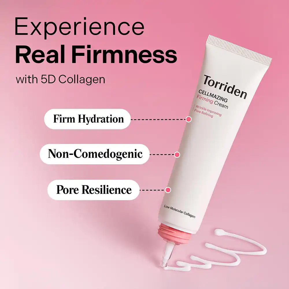کرم ضد چروک و جوانساز کلاژن توریدن Torriden CELLMAZING Collagen Firming Cream | لیفتینگ و آبرسانی