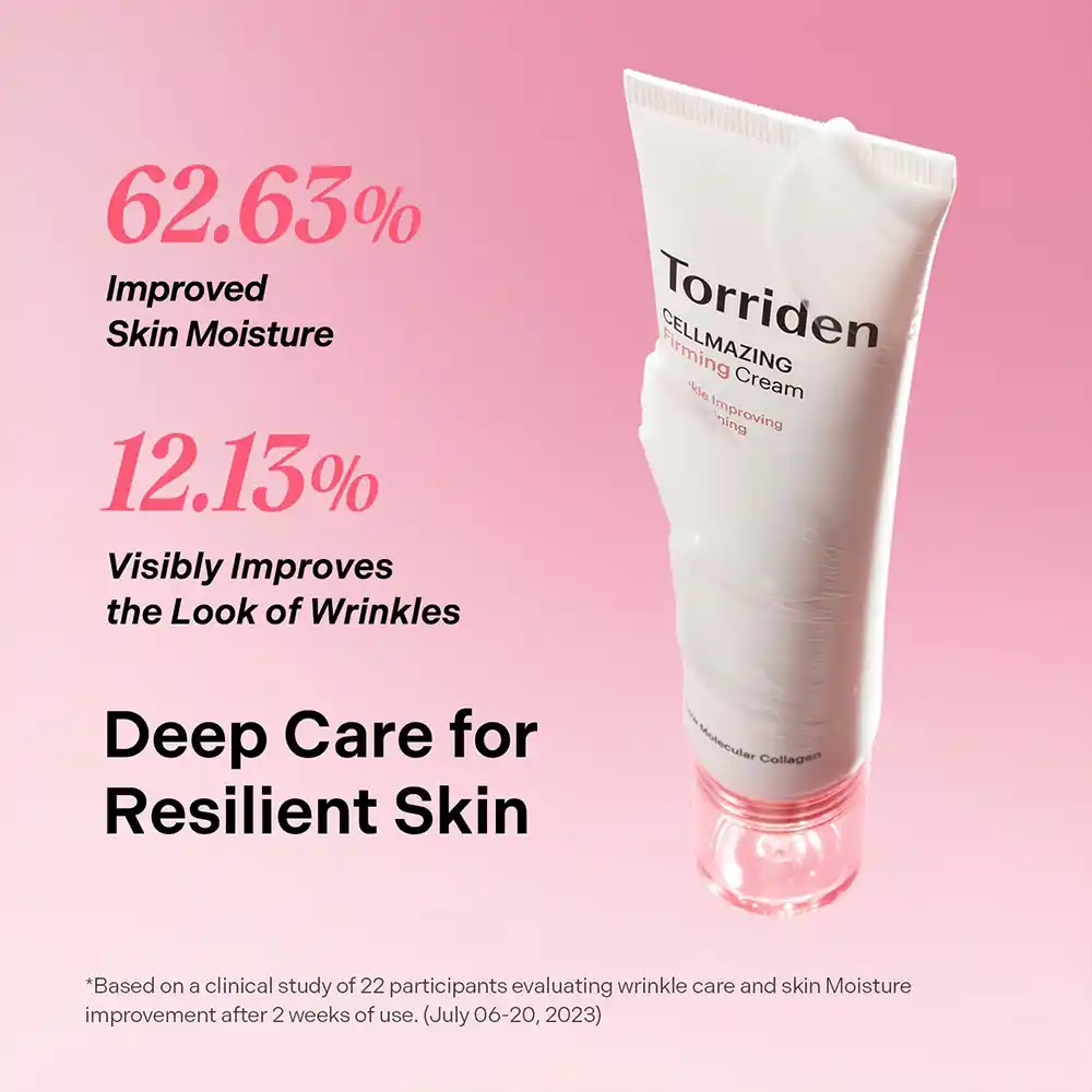 کرم ضد چروک و جوانساز کلاژن توریدن Torriden CELLMAZING Collagen Firming Cream | لیفتینگ و آبرسانی