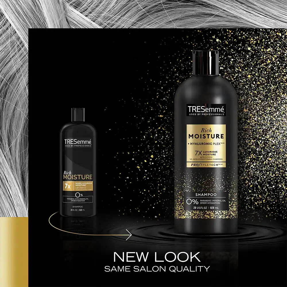 شامپو آبرسان و کاهش زبری مو ترزمی Tresemme Moisture Rich Shampoo | موهای خشک و آسیب دیده