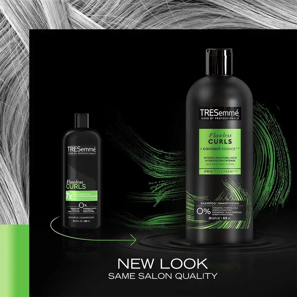 شامپو آبرسان موهای فر و موج دار ترزمی Tresemme Flawless Curls Shampoo