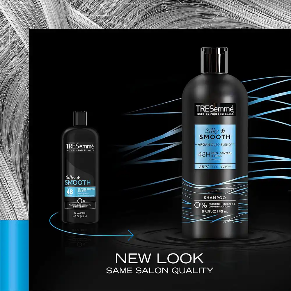 شامپو آرگان ضد وز ترزمی Tresemme Smooth & Silky Argan Oil Shampoo | موهای خشک و وزدار