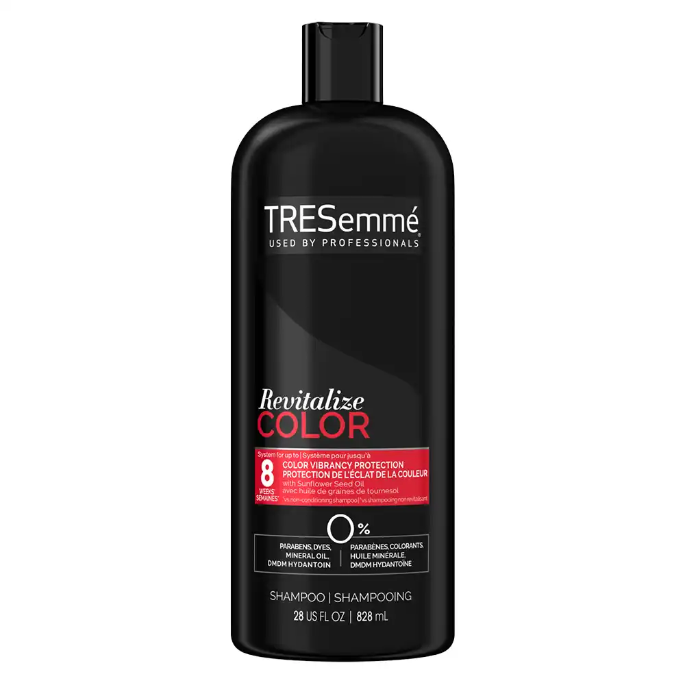 شامپو موهای رنگ شده ترزمی TRESemmé Revitalized Color Shampoo 828ml درخشان کننده و ضد کدر شدن رنگ مو