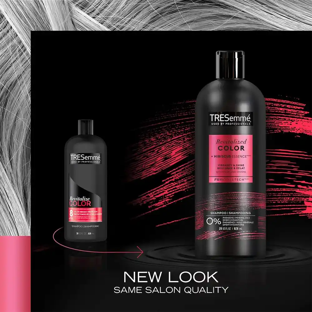 شامپو موهای رنگ شده ترزمی TRESemmé Revitalized Color Shampoo 828ml درخشان کننده و ضد کدر شدن رنگ مو