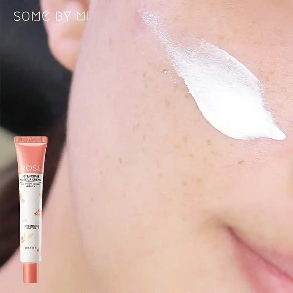 کرم روشن کننده و مرطوب کننده گل رز سام بای می Some By Mi Rose Intensive Tone-Up Brightening Cream 50ml | آبرسان و تون آپ پوست