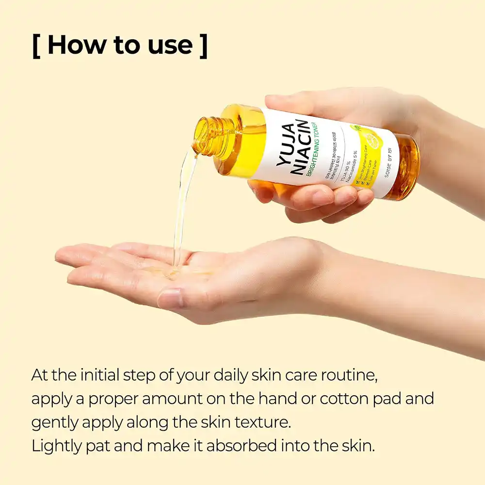 تونر ضد لک و روشن کننده یوجانیاسین سام بای می SOME BY MI Yuja Niacin Brightening Toner 150ml | آبرسان و شفاف‌کننده پوست