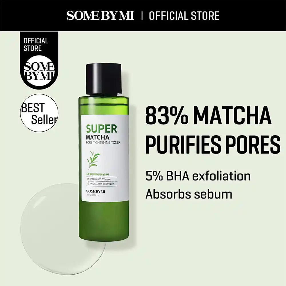 تونر کوچک کننده منافذ سوپرماچا سام بای می SOME BY MI Super Matcha Pore Tightening Toner 150ml