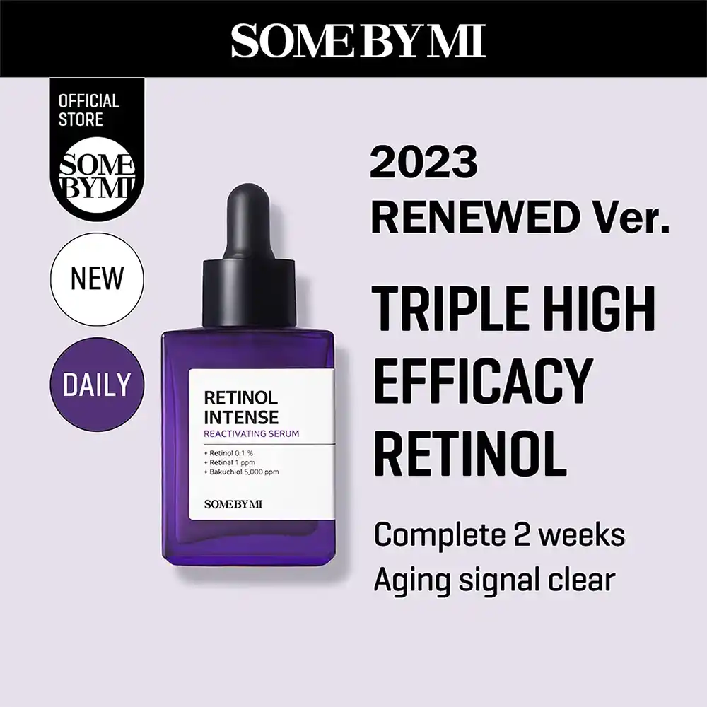 سرم رتینول سام بای می SOME BY MI Retinol Intense Reactivating Serum 30ml | ضد چروک، جوانساز و کاهش ظاهر منافذ