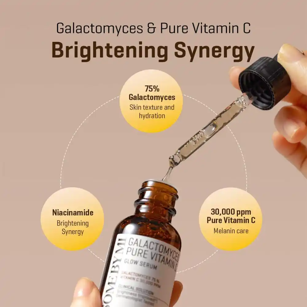 سرم ویتامین سی سام بای می SOME BY MI Galactomyces Pure Vitamin C Glow Serum 30ml | روشن‌کننده، ضد لک و کاهش جای جوش