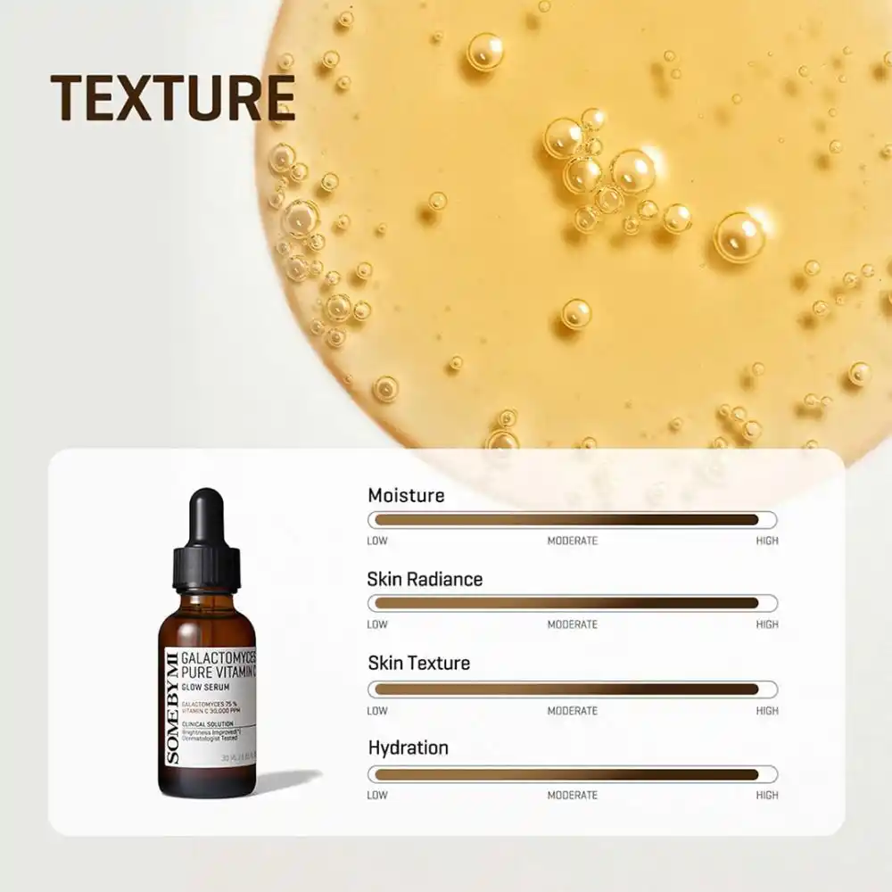 سرم ویتامین سی سام بای می SOME BY MI Galactomyces Pure Vitamin C Glow Serum 30ml | روشن‌کننده، ضد لک و کاهش جای جوش