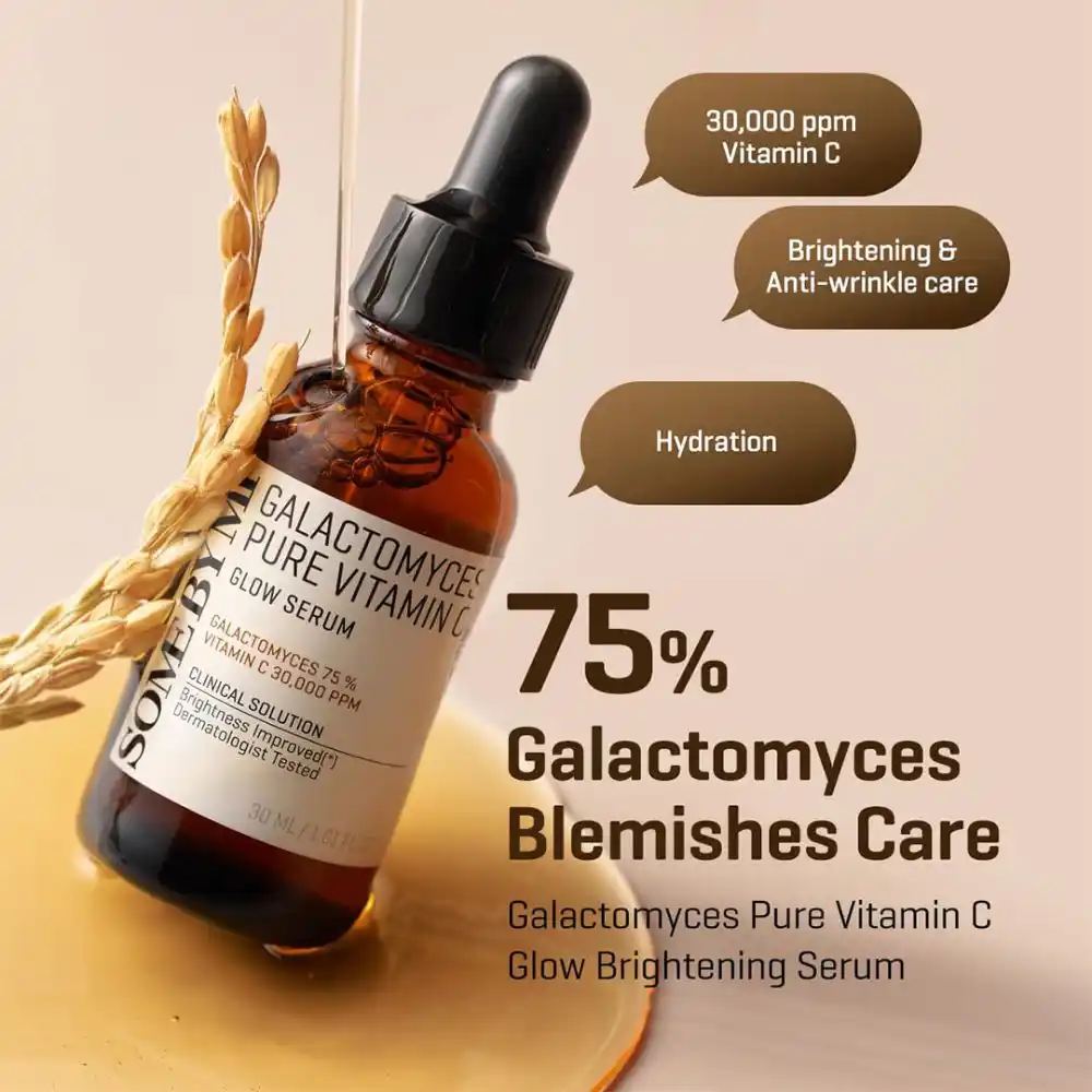 سرم ویتامین سی سام بای می SOME BY MI Galactomyces Pure Vitamin C Glow Serum 30ml | روشن‌کننده، ضد لک و کاهش جای جوش