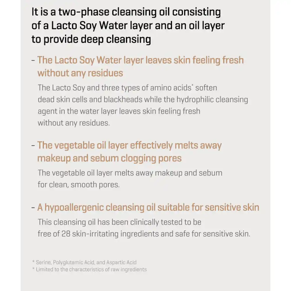 شوینده روغنی ضد جوش سرسیاه لاکتو سویا سام بای می SOME BY MI Lacto Soy Sebum & Blackhead Cleansing Oil 200ml | پاکسازی منافذ و کنترل چربی
